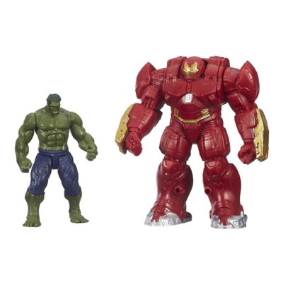 Los Vengadores - Figuras de Hulk y Ironman
